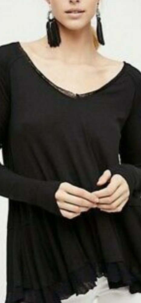 Free people oversize tee size small